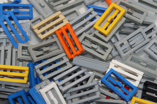 LEGO® - 1x2 Gitterfliese/Gitterplatte - 2412b - bunt gemischt - 6x-100x Sparpaket