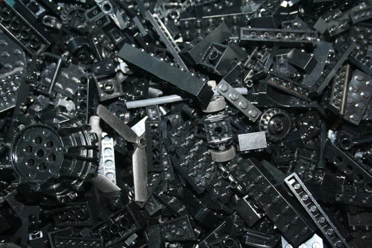 LEGO® - schwarz - Farblich sortiert - 100g-5000g